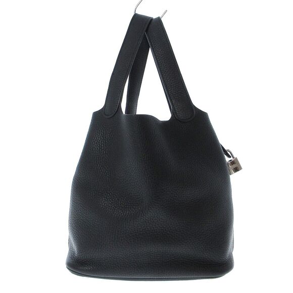 Auth Hermes Picotin Lock Mm - Black #118263H34B - Picture 3 of 15